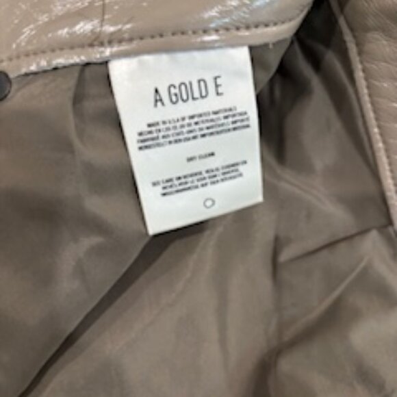 LIke new Agolde Two-Tone 90s Leather Pant sz 26 - Picture 7 of 10